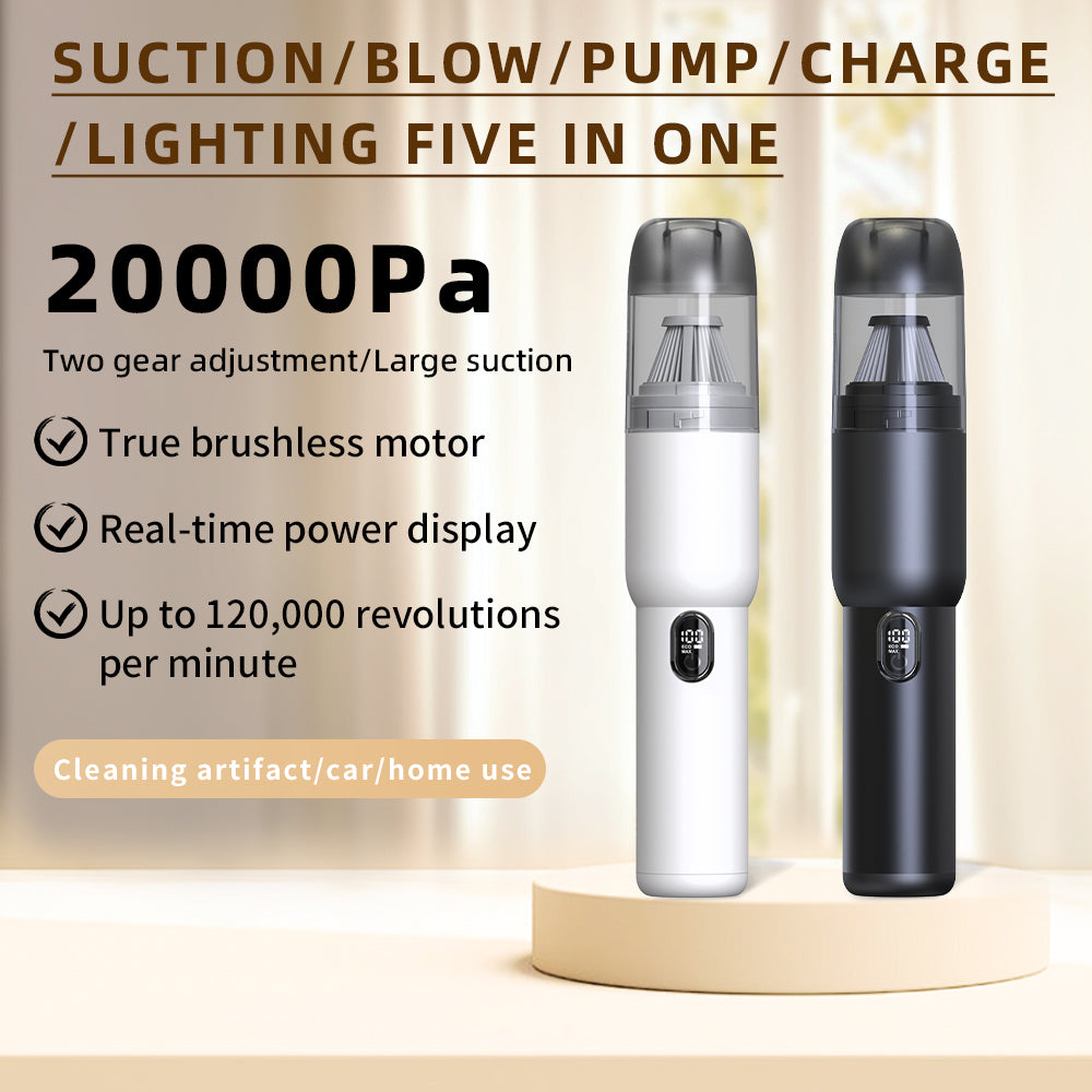 20000pa 2600mah motor brushless Car Wireless Vacuum Cleaner 5 in 1 or Car Powerful Handheld Cleaner Vacuum Pump Air Duster