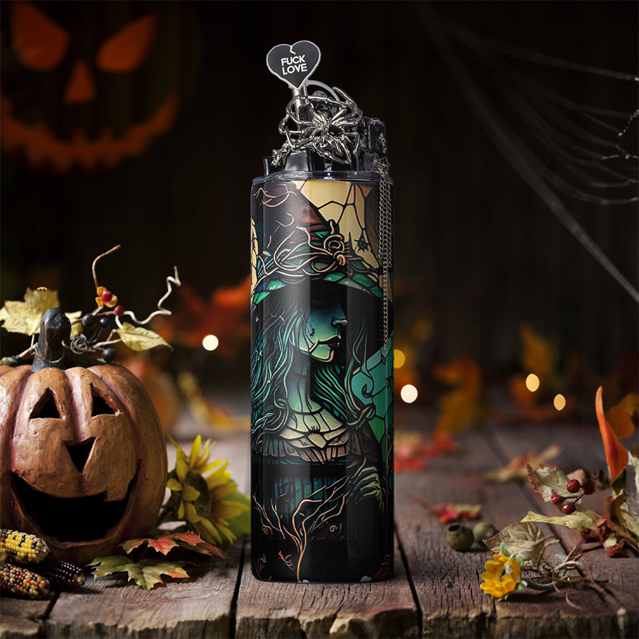 Justokiedokie Amazing Halloween Tumbler Set Reusable stainless steel water bottles